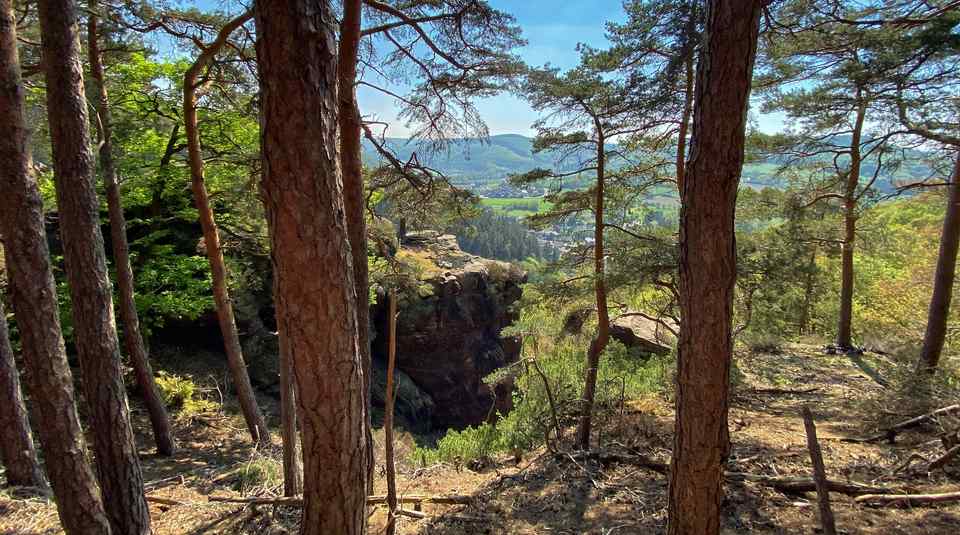 Felspassagen an der Rur